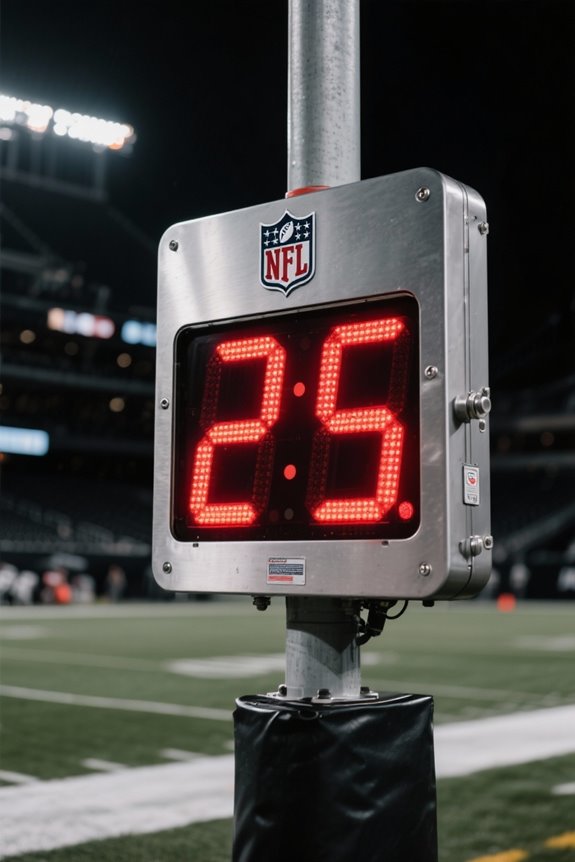 25 second play clock