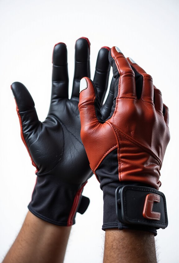 choose cutters football gloves