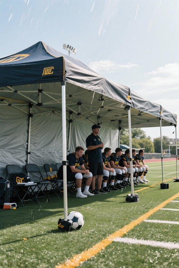 choosing a football tent