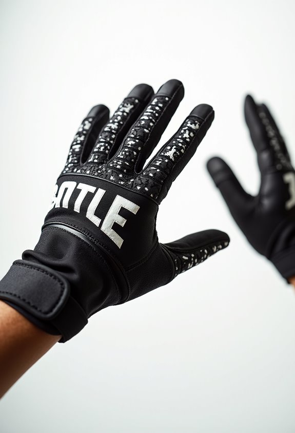 choosing battle football gloves