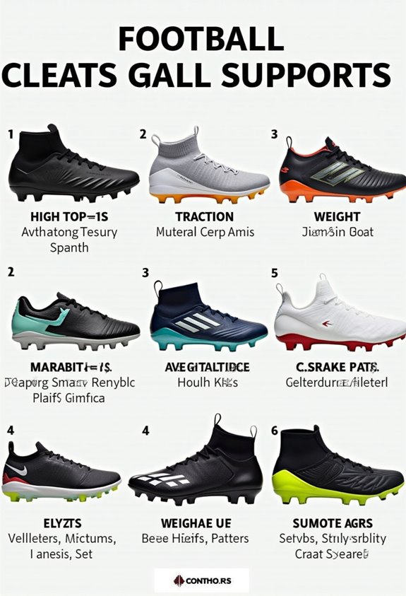 choosing supportive football cleats