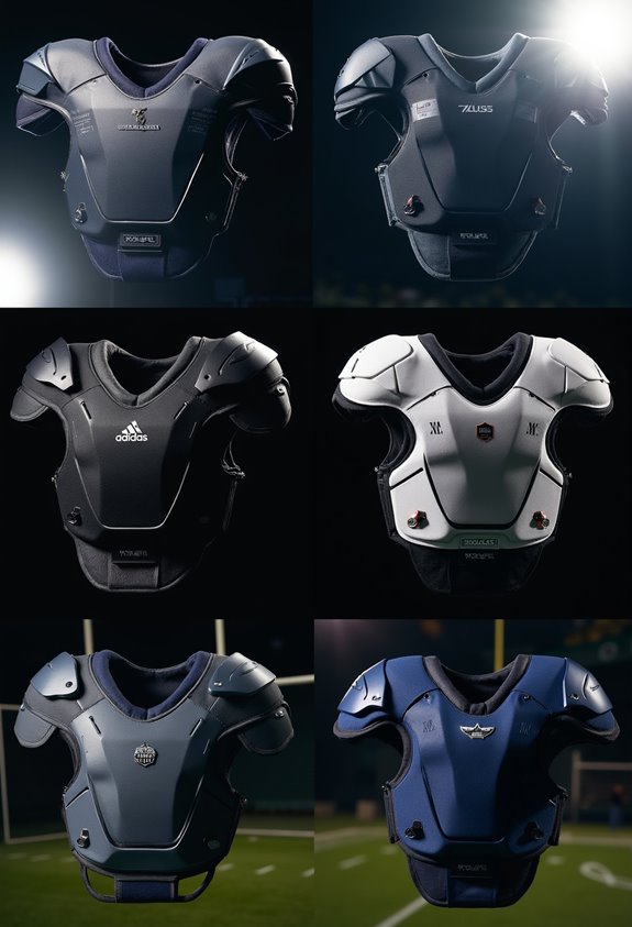 douglas shoulder pads selection