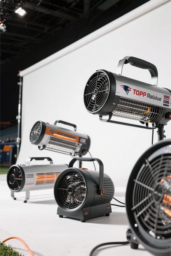 football sideline heater considerations