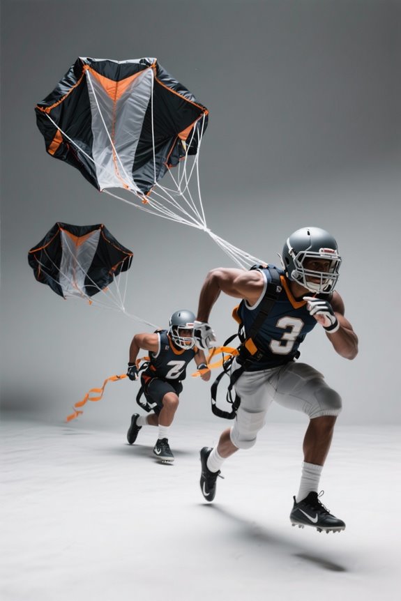 football speed parachute considerations