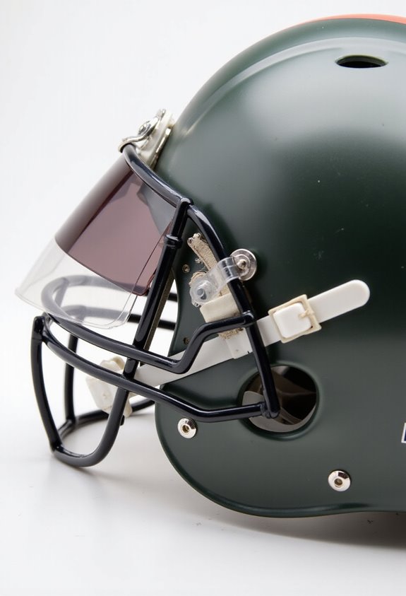 football visor clip selection