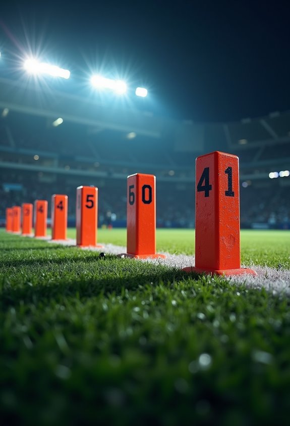 football yard marker guide