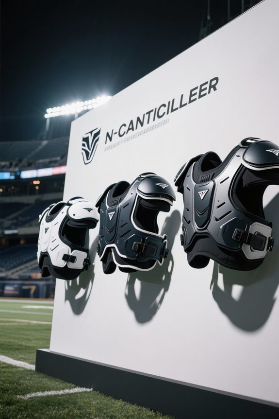 non cantilever shoulder pads selection