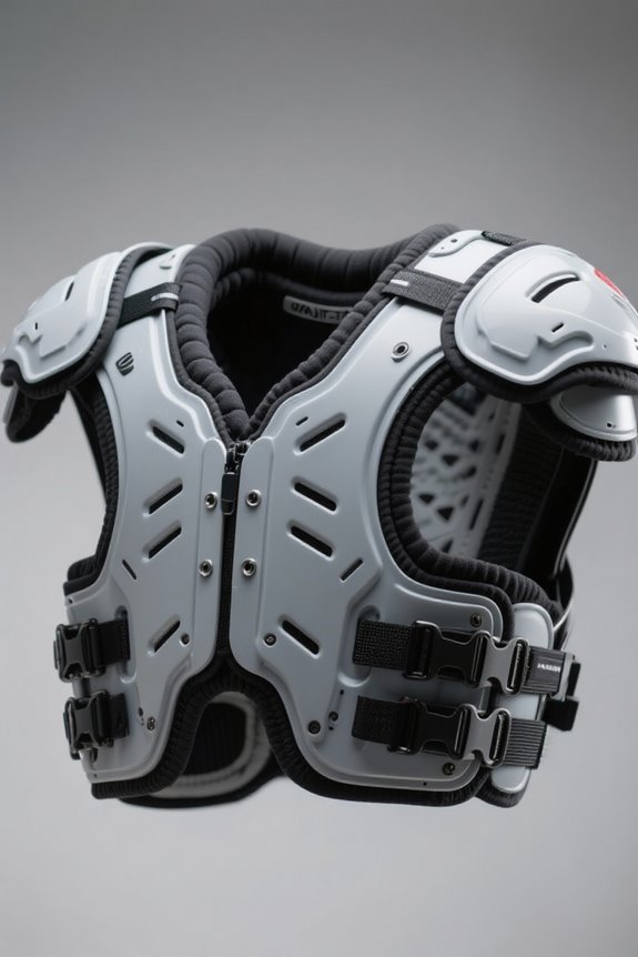proper shoulder pad fitting