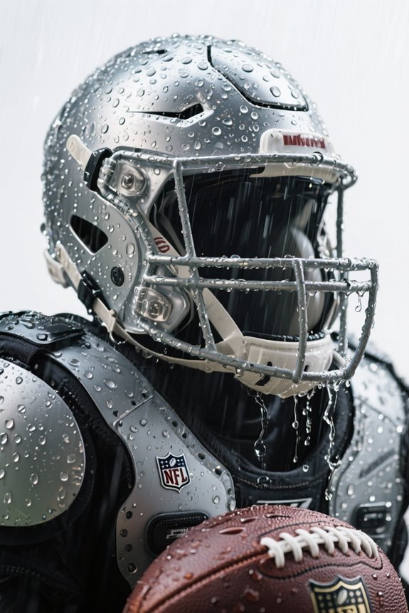 rain impacts football performance