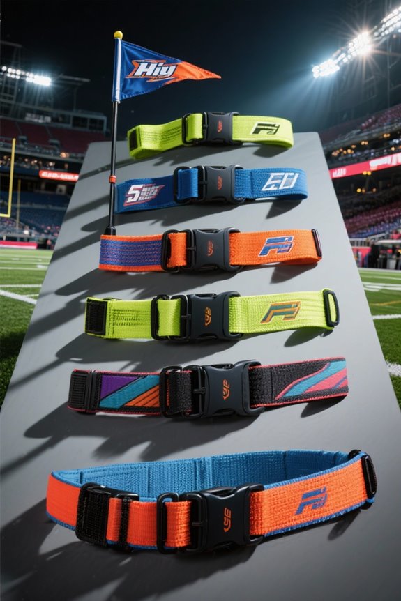 top flag football belts