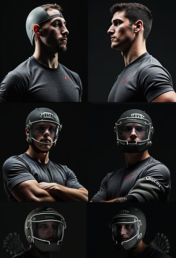 top football hand shields