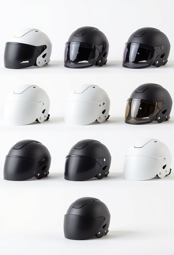 top football helmet visors