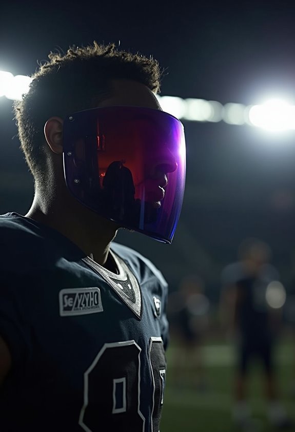 top tinted football visors