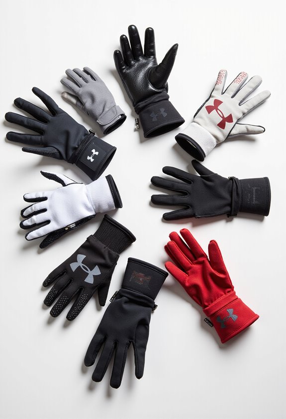 top under armour football gloves