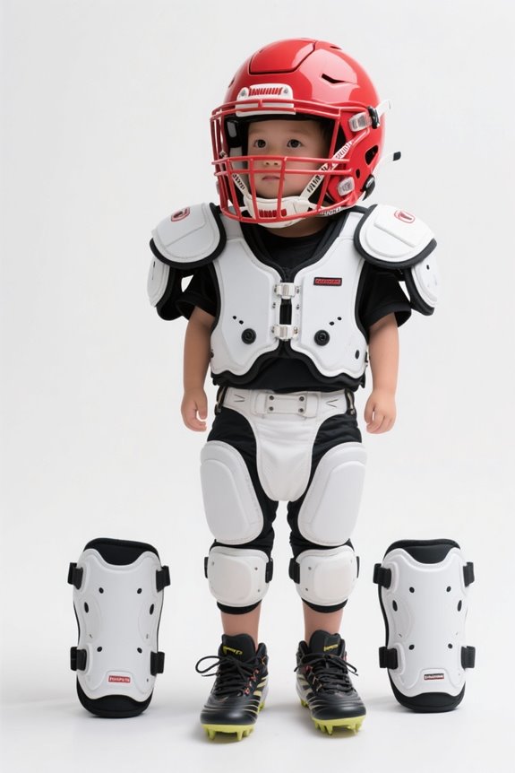 youth football protective gear
